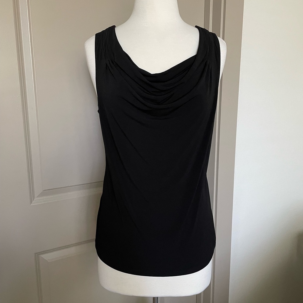 Grace Black Sleeveless Blouse